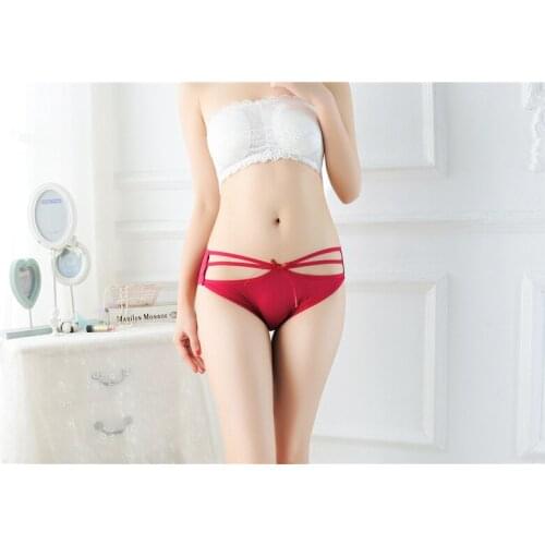 Jian Peng Sexy underwear Lady lace pattern transparent hip-lifting underwear women Low Waist Stretch seamless fashion panties