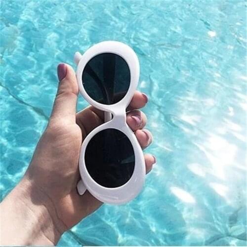 MAYTEN 2021 Goggle Kurt Cobain Glasses Oval Women Sunglasses Ladies Glasses Trendy Vintage Retro Sun Glasses UV400 Gafas De Sol