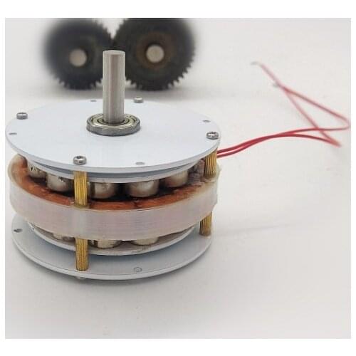 Miniature Disc generator iron core generator Low Speed High Efficiency Unobstructed Compact Wind Power Hydraulic Hand Crank