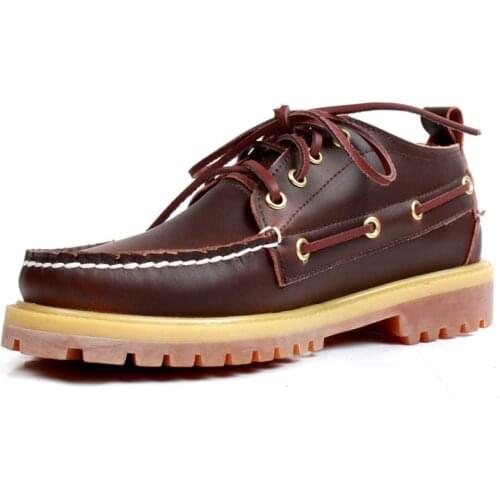 Genuine Leather Men Boat Shoes Docksides Deck Lace Up Moccain Loafers Driving Shoes Fashion Footwear Size 46 Zapatos De Hombre