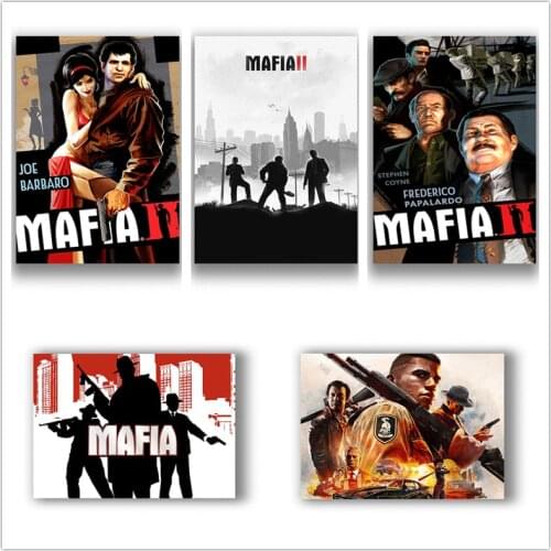Mafia Poster Clear Image Wall Stickers Home Decoration Good Quality Prints White Coated Paper