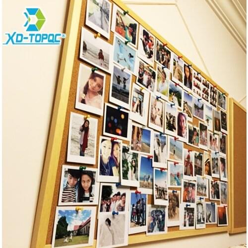 New Cork Board Wooden Frame Bulletin Board Notice Push Pin Boards Office Supplier 40*60cm Home Decorative With Free Accessories