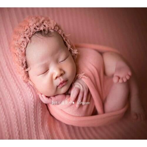 Christmas bonnet Handmade knitted mohair bonnet Newborn mohair lace hat Crochet baby soft hat Newborn photography props