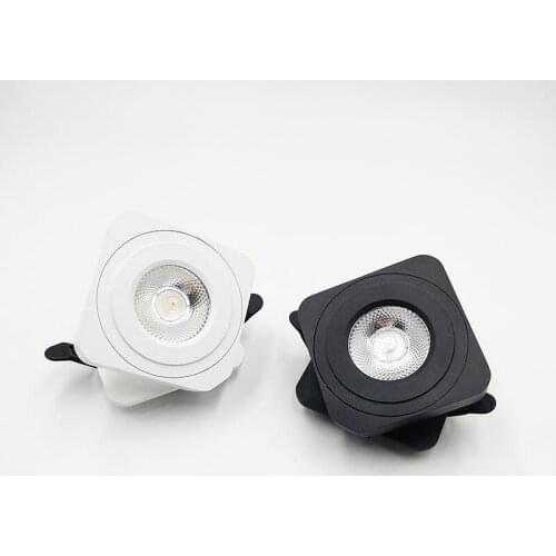 Dimmable Folding Rotating LED Downlights 7W 9W 12W 15W COB LED Ceiling Spot Lights AC85~265V LED Ceiling Lamps Indoor Lighting