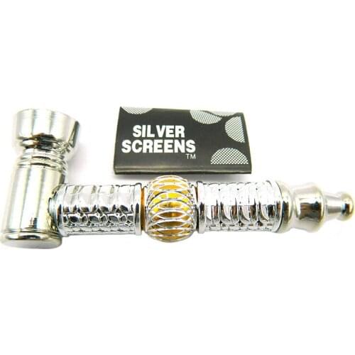 Smok Metal Pipe Rotation Portable Creative Smoking Pipe Herb Tobacco Pipes Gifts Narguile Grinder Herb Smoke Hookah