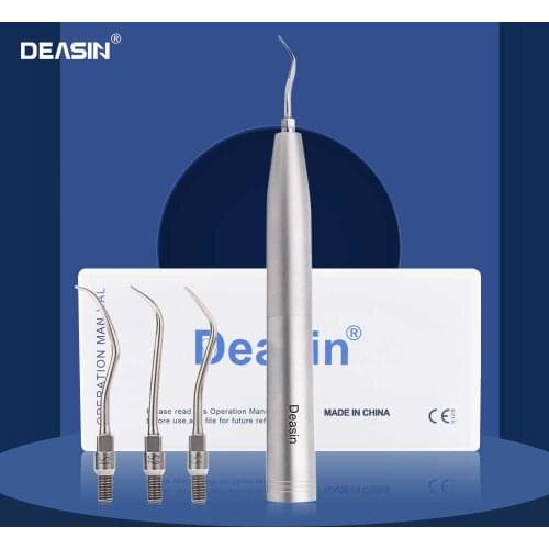 Dental Air Scaler Handpiece Sonic S With 4 hole Quick Coupling Integrated Spray Apply To Scaling Removal Calculus Stain + 3 tips