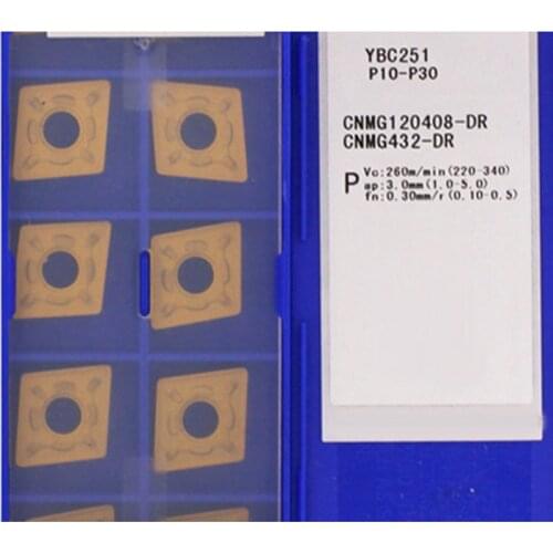 Lathe Tools YBC251 CNMG120408-DR CNMG160608 CNMG160612 CNMG160616 CNMG190608 CNMG190612 CNMG190616 CNMG190624 CNMG250924-DR