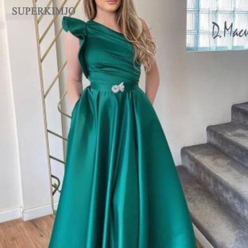 SuperKimJo Vestido De Festa Longo Dusty Pink Prom Dresses 2019 Luxury Elegant Beaded Lace Prom Gown Vestido Formatura