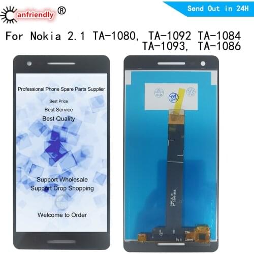 LCD For Nokia 2.1 TA-1080 TA-1092 TA-1084 TA-1093 TA1086 LCD Display Touch panel Screen Digitizer module Assembly For Nokia N2.1