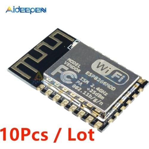 10Pcs/lot ESP8266 ESP-12F Serial WIFI Model ESP-12E Upgrade Remote Wireless Module ESP12F Authenticity Guaranteed 4M Flash IOT