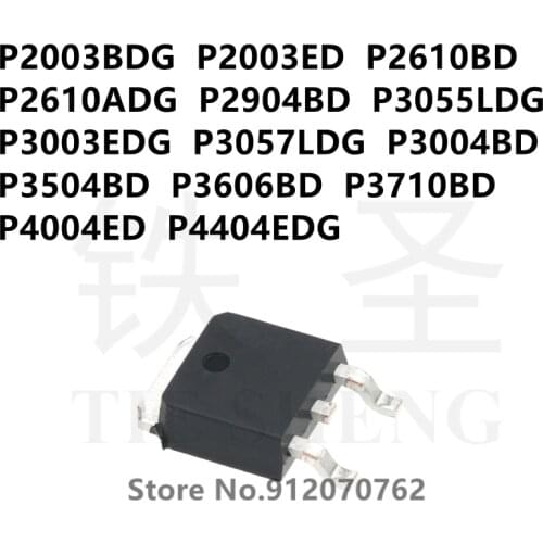 10PCS P2003BDG P2003ED P2610BD P2610ADG P2904BD P3055LDG P3003EDG P3057LDG P3004BD P3504BD P3606BD P3710BD P4004ED P4404EDG