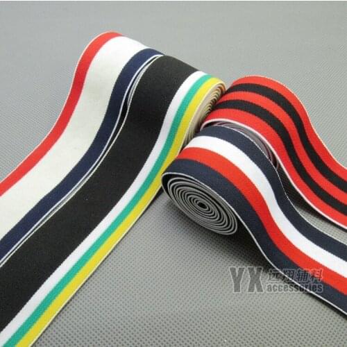 6meters 1.6 inches elastic band 4cm width elastic webbing thickened softy straps for sports wear skirt clothing underwear belt
