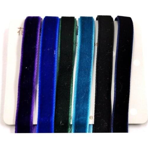 3/8" (10mm)Velvet Ribbon for Weeding Party Decorations Gift Wrapping Bows Making 5yards