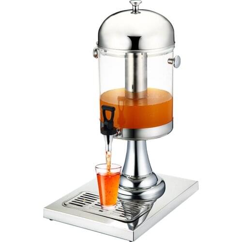 Single-cylinder juice machine PC barrel self-service juice machineCommercial stainless steel cold drink machine beverage machine