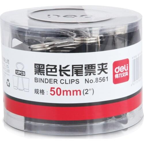 Stationery 8561 Black Long Tail Bucket Ticket Folder 1 # -50mm Long Tail Swallowtail Folder