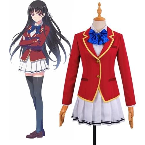 Classroom of the Elite Suzune Horikita Kikyou Kushida Advanced Nurturing High School Uniform Dress Cosplay Costume
