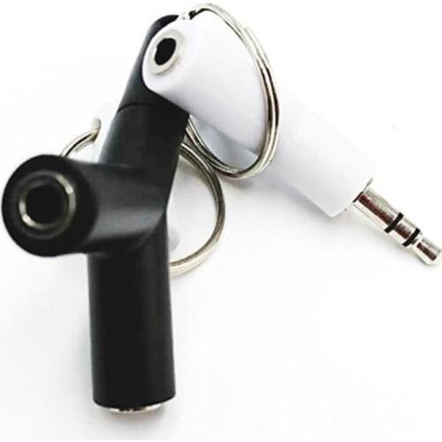 Mini Y-shaped 2 Way 3.5mm Earphone Audio Adapter Converter for Phone/Computer Earphone Audio Adapter Converter for Phone/Compute