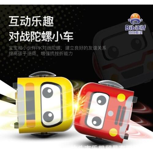 New Style Children Strange New Fidget Spinner Baby Rotating Inertia Small Car DIY Boys Cool Fighting Battle Toy