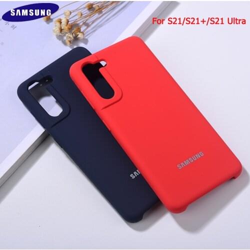 Original Samsung S21 Ultra/S21 Plus/S21 5G Silky Liquild Silicone Case Protect Back Cover S30+ S30 Ultra Luxury Shockproof Shell