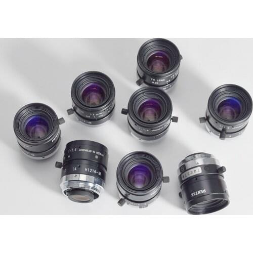 Used original PENTAX H1214-M industrial lens 12mm C mount