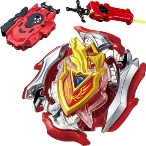 Zet Z Achilles Burst Spinning Top BOOSTER B-105 + LR RED Launcher and Sword Launcher
