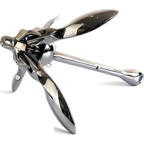 Hot Sales 316 Stainless Steel Folding Grapnel Anchor For Marine Boats