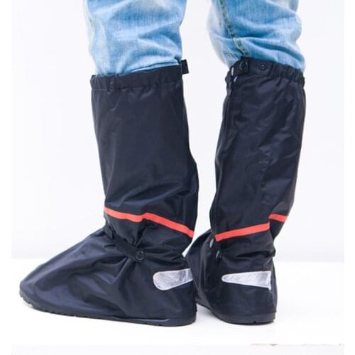 With Relectors Waterproof reusable Motorcycle Cycling Bike Rain Boot rain Covers Easy to ride for rider