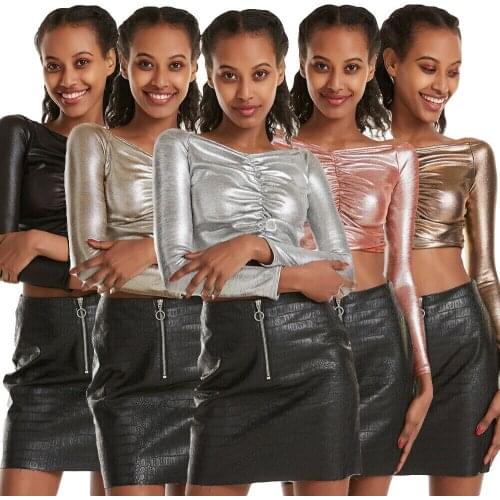 Женские укороченные футболки S4LIU China At AliExpress