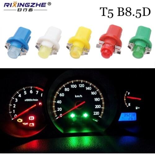 RXZ 10pcs 509T B8.5D COB LED Car dashboard light Warning Indicator Map Light Instrument Light Source Lamp Bulb Dashboard Lights