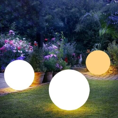 LED Ball Light Orb Globe Lamp Dimmable 16 Colors 4 Modes for Kids Night Light Party Outdoor Pool Garden Patio Ambient Decorative