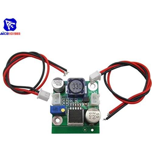 Ultra-Small LM2596S ADJ DC-DC 4 -40V to 1.5-35V Step-Down Buck Converter Power Supply Module 5V 2A with Plug Wire