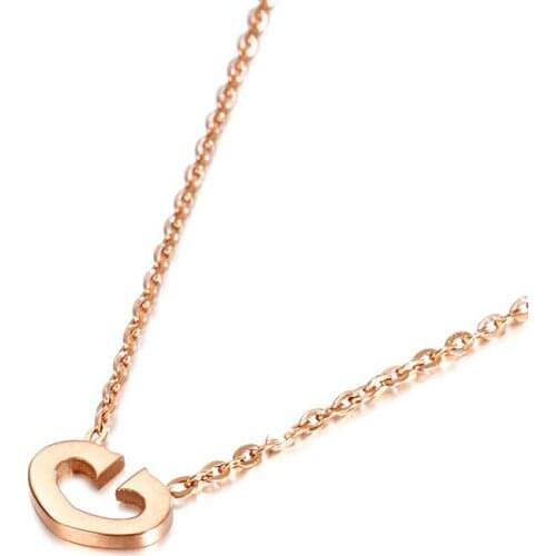 Japanese and Korean popular simple titanium steel jewelry elegant temperament stainless steel necklace