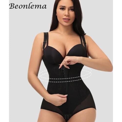 Underbust Women Bodysuit Butt Lifter Shapewear Waist Trainer Body Shaper Slimming Sheath Belly Women Lace Sexy Lingerie Corset