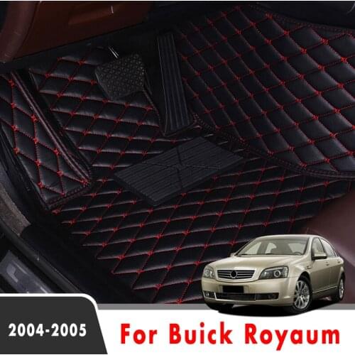 Car Floor Mats For Buick Royaum 2005 2004 Car Carpets Artificial Leather Custom Styling Auto Interior Accessories Foot Pads