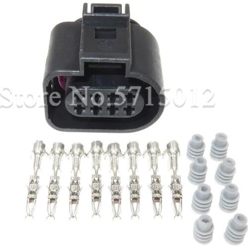 8 Hole 1J0 973 714 1.5mm Auto Waterproof Connector Car Radar Gearbox Wiring Harness Socket 1J0973714 For VW Audi
