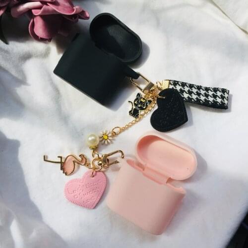 Air2 Headset Case for Xiaomi Airdots Pro 2 Case Cute for Xiaomi Mi Air 2 Case Catroon with Keychain Silicone Headphone Box Cover