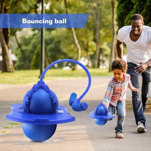 Children Fitness Toys Games Kids Jumping Fun Toys Outdoor Activity Children Sports Bounce Toys with Inflator Jumping Ball Toy