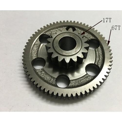 Electric Starter Transition Gear Z17 Z67 for Benelli Tornado TNT899 TNT1130 TREK899 TREK1130 Cafe Racer TRE Amazonas 899 1130