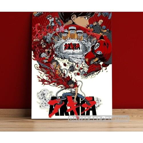 Canvas Anime AKIRA Pictures Home Decoration Paintings Poster HD Prints Wall Art Modular Living Room Framed