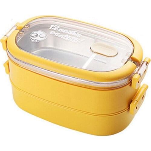 Stainless Steel Insulated Lunch Box Student School Multi-Layer Lunch Box Tableware Bento Food Container