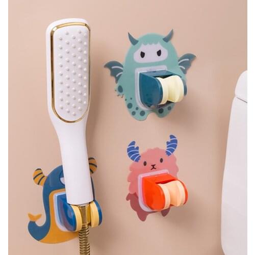 Shower Head Bracket Adjustable waterproof Free of Perforation Strong Viscosity Suitable for Smooth Walls can CSV