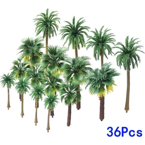 Model Trees Coconut Palm Tree Plant Train Diorama Layout Decors Accessories