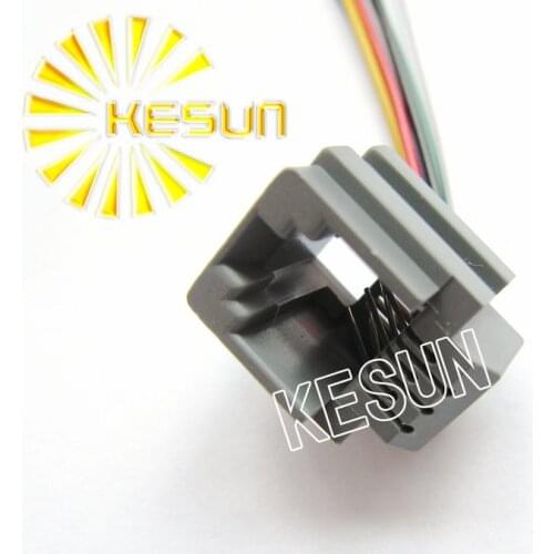 FREE SHIPPING 20PCS x 623K-6P6C RJ11 PCB Phone Modular Jack Female Telephone Socket LAN Connector With 150mm Wire