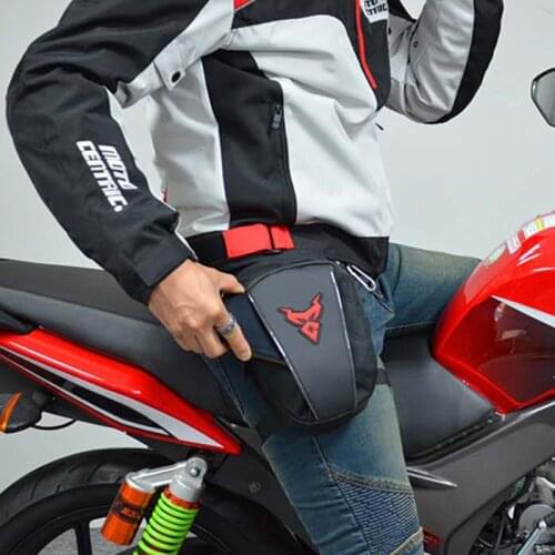 Mens Bag Motorcycle Drop Leg Side Bag Waterproof Leg Bag Thigh Belt Hip Bum Rider Travel Cell/ Mobile Phone Purse Waist Bag