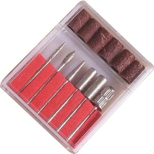 New Portable 1PC Nail Art Polishing Tools Set Drill File Bits Acrylic Manicure Electric Machine Carver Supplies