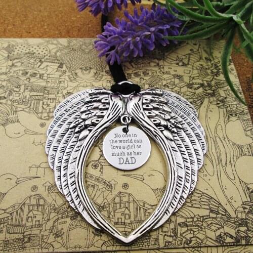 No one in the world can love a girl as much as her dad New Dad Rookie Dad gift from dad to daughter dad ornament