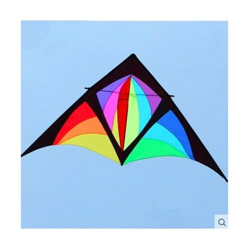 New High Quality Multi-color 168 inch 5Square Power Delta Kite Carbon Rod With Handle Line Good Flying