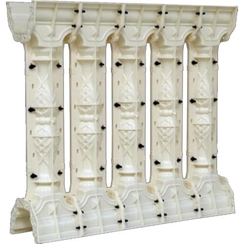 ABS plastic moulds railing mold AA13 home villa garden concrete baluster molds for sale