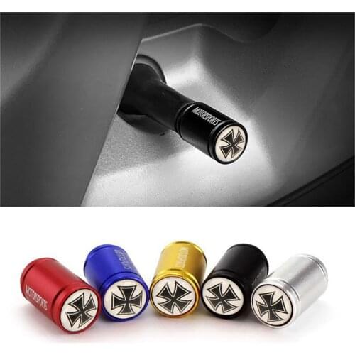 4pcs/lot Cross Car Wheel Tire Valve Dust Caps For Ford Focus Mk3 2 MK1 3 Fusion Fiesta Ranger Explorer Tyre Air Valve Caps