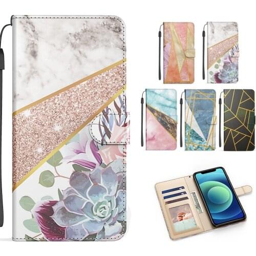 Luxury Fashion Flip Leather Phone Case For XiaoMi RedMi Note 9 Pro With Card Slot Bracket Lanyard Shockproof Cover Coque Capa